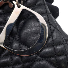 将图像加载到图库查看器中,Dior ★Cannage One Shoulder Bag Black Leather