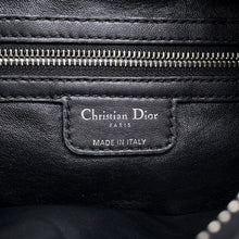 将图像加载到图库查看器中,Dior ★Cannage One Shoulder Bag Black Leather