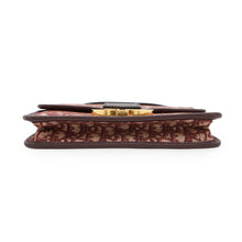 Load image into Gallery viewer, Dior Oblique Montaigne Shoulder Bag Bordeaux Canvas Leather