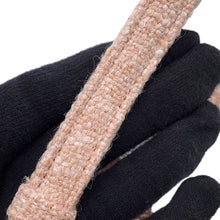 Load image into Gallery viewer, Dior Caro ChainShoulder Bag Pink Tweed