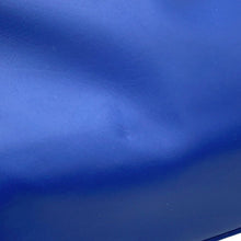 将图像加载到图库查看器中,BURBERRY Check Shopper Tote Bag Blue8075132 Wool Leather