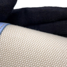 将图像加载到图库查看器中,BURBERRY ★TB logo shoulder bag Beige/Light Blue Canvas Leather