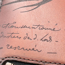 Load image into Gallery viewer, Berluti ★Calligraphy Nino Clutch Bag RedNINO_TGM_NEO Leather Size TGM