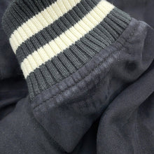 将图像加载到图库查看器中,LOUIS VUITTON Embellished Lambskin Bomber Jacket Size 46 Black1AFXEM Calf Leather Rhinestone