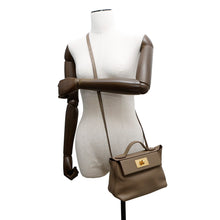 将图像加载到图库查看器中,HERMES SacVan Quatre Etoupe Swift Leather Evercolor Size Mini