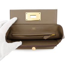 将图像加载到图库查看器中,HERMES SacVan Quatre Etoupe Swift Leather Evercolor Size Mini