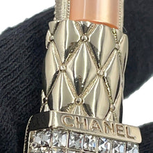 Load image into Gallery viewer, CHANEL Lipstick Brooch Black/PinkAB7677 Metal Rhinestone