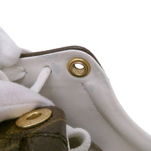 Load image into Gallery viewer, LOUIS VUITTON Yayoi Kusama Collaboration Time Out Sneakers Pumpkin Brown Monogram Size 35 1/2