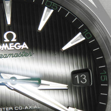 将图像加载到图库查看器中,OMEGA Seamaster Aqua Terra Master Co-Axial Golf W41.5mm Stainless Steel Black Dial231.10.42.21.01.004