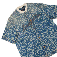 将图像加载到图库查看器中,LOUIS VUITTON ★LV × YK Infinity Dot Denim Shirt Size L BlueRM232H Cotton100%