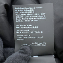 Load image into Gallery viewer, PRADA ★ Tricotine mini dress Size 36 BlackP3O04 Wool 76% Silk24%