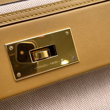 将图像加载到图库查看器中,HERMES 24/24 Sac Van Quatre Sesame/Ecru Toile H Swift Leather Size 35