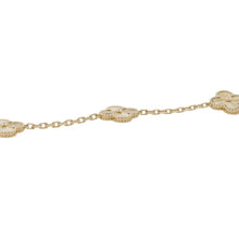 将图像加载到图库查看器中,Van Cleef & Arpels ★Vintage Alhambra Necklace 10 motifsVCARP3JJ00 18K Yellow Gold