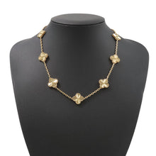 将图像加载到图库查看器中,Van Cleef & Arpels ★Vintage Alhambra Necklace 10 motifsVCARP3JJ00 18K Yellow Gold