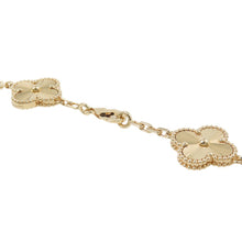 将图像加载到图库查看器中,Van Cleef & Arpels ★Vintage Alhambra Necklace 10 motifsVCARP3JJ00 18K Yellow Gold