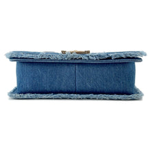 将图像加载到图库查看器中,CHANEL Boy Chanel Patchwork ChainShoulder Bag BlueA92867 Denim