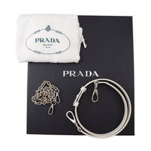 将图像加载到图库查看器中,PRADA Triangle Shoulder White1BC543 Calf Leather