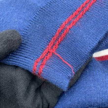 Load image into Gallery viewer, HERMES Kanoe H Cardigan Size 38 Blue Cashmere48% Silk48% Nylon3%Polyurethane1%