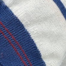 将图像加载到图库查看器中,HERMES Kanoe H Short Sleeve Knit Size 34 Blue Cashmere48% Silk48% Nylon3%Polyurethane1%