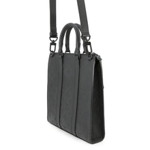 将图像加载到图库查看器中,LOUIS VUITTON Sac Plat NoirM21884 Monogram Taurillon Leather