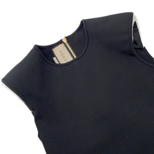 Load image into Gallery viewer, GUCCI Viscose rib stitch dress Size S Black678172 Rayon88% Nylon10% Polyurethane2%