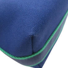 Load image into Gallery viewer, HERMES Brid a Black Navy/Green Canvas Size PM