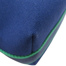 Load image into Gallery viewer, HERMES Brid a Black Navy/Green Canvas Size PM