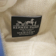 Load image into Gallery viewer, HERMES ★BRIDE A Black Navy/Green Canvas Size PM