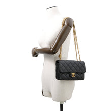 将图像加载到图库查看器中,CHANEL Matelasse ChainShoulder BlackAS3393 Lambskin Size 20