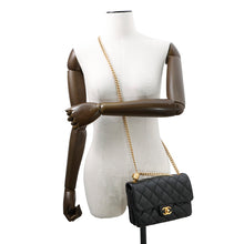 将图像加载到图库查看器中,CHANEL Matelasse ChainShoulder BlackAS3393 Lambskin Size 20