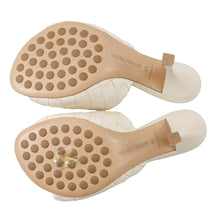 Load image into Gallery viewer, Bottega Veneta Blink Intrecciato Mules Sea salt796455 Lambskin Size 38