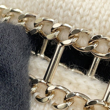 Load image into Gallery viewer, CHANEL CC Logo Chain Boat Neck Knit Dress Size 36 IvoryP62956 Cashmere100%