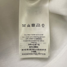 将图像加载到图库查看器中,LOUIS VUITTON Snap Sleeve Crop Top Shirt Size XS White1AFTR3 Cotton89% Nylon11% Metal