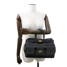 Load image into Gallery viewer, BALENCIAGA Bel Air Carryall Black812545 Smooth Calf Leather Size Small