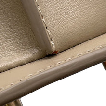 将图像加载到图库查看器中,SAINT LAURENT PARIS Jour Beige/Ivory400632 Calf Leather Cotton Linen Size Nano