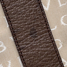 将图像加载到图库查看器中,BVLGARI Logomania Tote Beige/Brown Canvas Leather