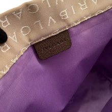 将图像加载到图库查看器中,BVLGARI Logomania Tote Beige/Brown Canvas Leather