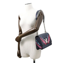 将图像加载到图库查看器中,LOUIS VUITTON ★Twist Navy Epi Leather Sequins Size MM