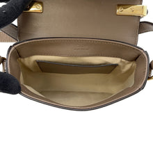 将图像加载到图库查看器中,Chloe Chloe C Shoulder Bag Khaki Embossed Leather