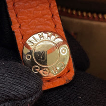 将图像加载到图库查看器中,JIMMY CHOO Pegasi 2WAY Bag Orange Leather Size S