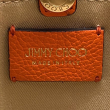 将图像加载到图库查看器中,JIMMY CHOO Pegasi 2WAY Bag Orange Leather Size S
