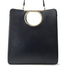 将图像加载到图库查看器中,Ferragamo ★2WAYBag BlackFZ-21 Leather