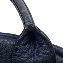 Load image into Gallery viewer, MCM Studded Backpack Navy Leather