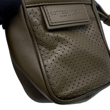 Load image into Gallery viewer, Bottega Veneta Leggero Punching Shoulder Pouch Khaki566214 Leather