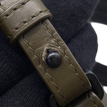 Load image into Gallery viewer, Bottega Veneta Leggero Punching Shoulder Pouch Khaki566214 Leather