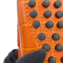 将图像加载到图库查看器中,LOUIS VUITTON ★Hockenheim line driving shoes Orange Croco embossed leather Size 6.5