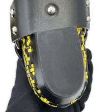 将图像加载到图库查看器中,LOUIS VUITTON ★Rhapsody Line EncreBoots Black/Yellow Leather Size 36