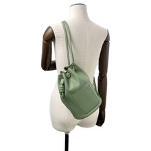 将图像加载到图库查看器中,LOEWE ★Sailor Shoulder Bag GreenA734Z18X11 Leather Size Small