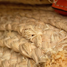 将图像加载到图库查看器中,LOEWE Gate Shoulder Beige/Orange329.13.U62 Raffia Leather Size Mini