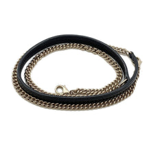 将图像加载到图库查看器中,JIMMY CHOO ★ChainShoulder Black Leather